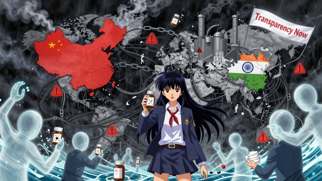 A global drug supply chain collapses under industrial titans, with tiny patients and ghostly inspectors struggling against a flood of recalls.